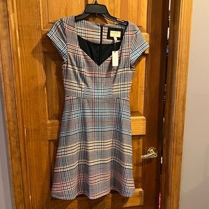 Anthropologie plaid dress size 6